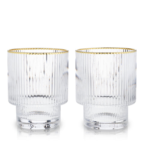 Meridian Crystal Tumblers Set of 2