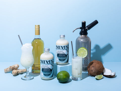 Mixly Coconut Ginger Lime Mocktail and Cocktail Mixer