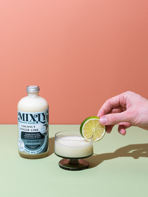 Coconut Ginger Lime Mixly Cocktail and Mocktail Mixer