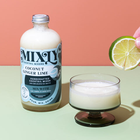 Mixly Coconut Ginger Lime Mocktail and Cocktail Mixer